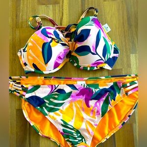 Beautiful 🤩 🏝️ Time and Tru Bikini 👙 Set Women’s Great for Spring or Summer